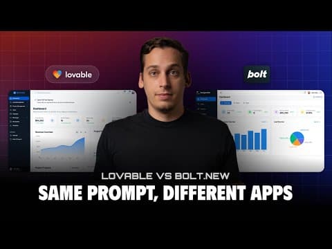 Bolt.dev vs Lovable.dev: Build & Deploy a Full CRM App with AI & Auth Integration